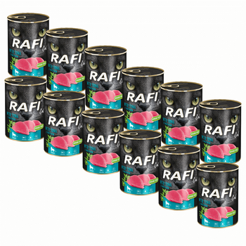 Rafi Cat Pasztet dla Kotów Tuńczyk 12 x 400g