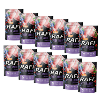 Dolina Noteci Rafi Mokra Karma dla Psa Królik 12x500g