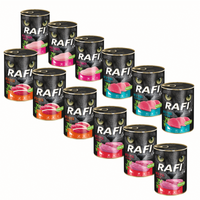 Rafi Cat Pasztet dla Kotów Mix Smaków 12 x 400g