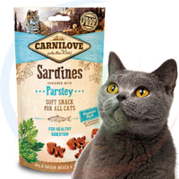 Carnilove Przysmak dla Kota z Sardynkami i Pietruszką 50 g