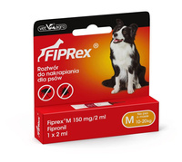 Fiprex Krople Dla Średniego Psa Na Pchły i Kleszcze Pipeta 2 ml M