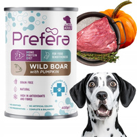 PREFERA Mono Adult Mokra Mokra Karma dla Psów Dzik z Dynią 400g