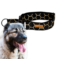 Kendog Obroża Zaciskowa 5cm M Plastry Miodu Czarne