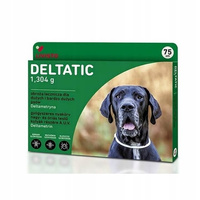 LIVISTO Deltatic Obroża Przeciw Kleszczom dla Psa 75 cm