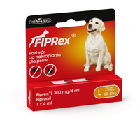 Fiprex Krople Dla Dużego Psa Na Pchły i Kleszcze Pipeta 4 ml L