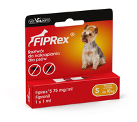 Fiprex Krople Dla Małego Psa Na Pchły i Kleszcze Pipeta 1ml S