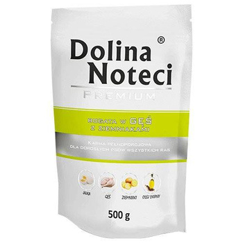 Dolina Noteci Premium dla Psa Gęś z Ziemniakami 500g