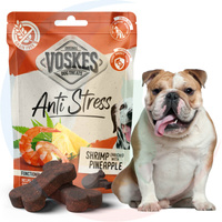 Voskes Przysmaki Funkcjonalne dla Psów Anti Stress z Krewetkami i Ananasem