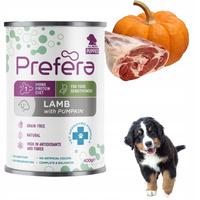PREFERA Mono Puppy Mokra Karma dla Szczeniąt Jagnięcina z Dynią 400g