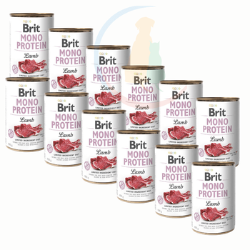 Brit Mono Protein Lamb 12 x 400g
