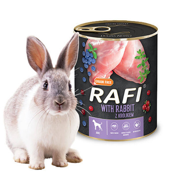 Dolina Noteci Rafi Classic Mokra Karma dla Psa Królik 800g