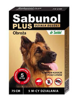 Sabunol Plus Obroża Przeciw Pchłom I Kleszczom 75cm