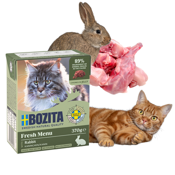 Bozita Mokra Karma dla Kotów Królik w Galaretce  370g