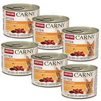 Animonda Carny Kitten Wołowina z Drobiem 6x200g