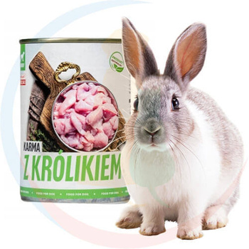 Tuf Tuf Mokra Karma dla Psów z Królikiem 400 g