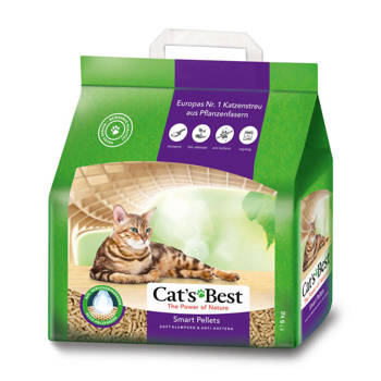 Cat's Best Smart Pellets Żwirek Zbrylający Dla Kotów Długowłosych 10L /  5kg