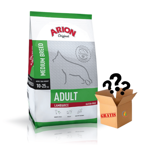 ARION Original Adult Medium Breed Lamb&Rice 12kg + Gratis Niespodzianka!