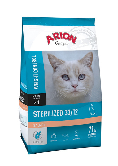 ARION Original Cat Sterilised 33/12 Salmon 2kg
