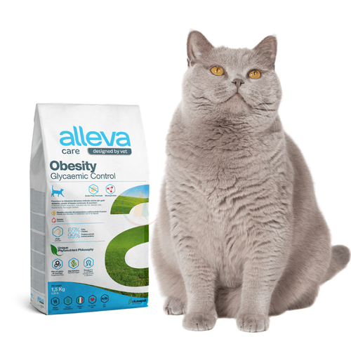 Alleva Care Obesity Glycaemic Control Karma dla Kotów 1,5kg