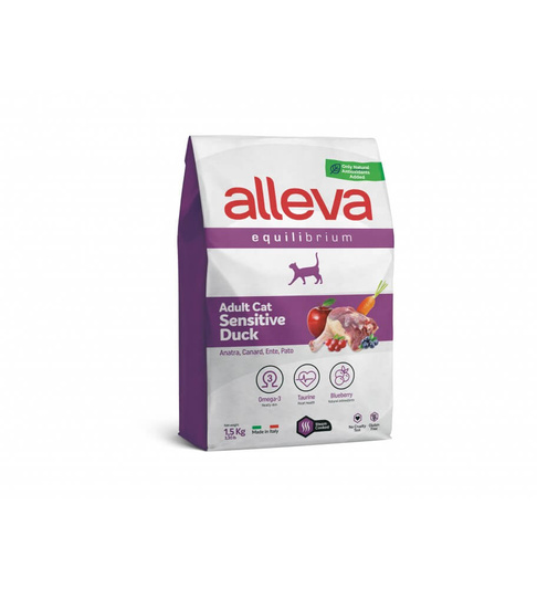 Alleva Equilibrium Adult Cat Sensitive Duck 1,5 kg