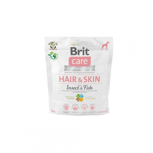 Brit Care Adult Grain-free Hair&Skin Insect&Fish 1kg