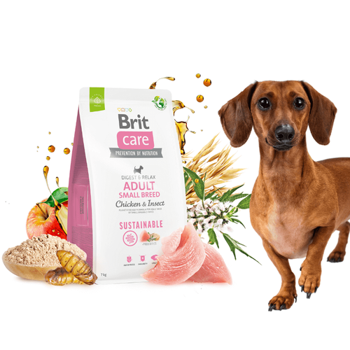 Brit Care Sustainable Adult Small Breed Chicken & Insect 7kg 