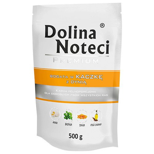 Dolina Noteci Dla Psa Kaczka z Dynią 500g