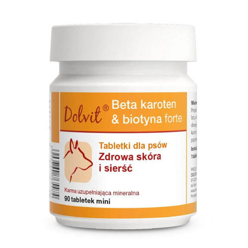 Dolvit Beta Karoten & Biotyna Forte 90 Tabletek Mini