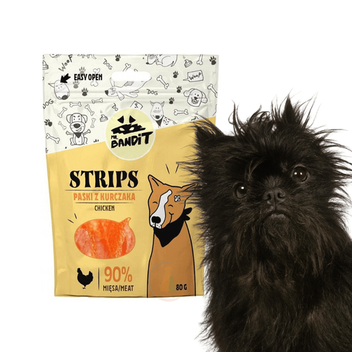Mr. Bandit Strips Paski z Kurczaka 80g