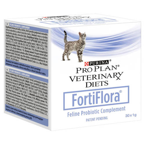 PURINA PVD FortiFlora Prebiotyk dla Kotów 30x1g