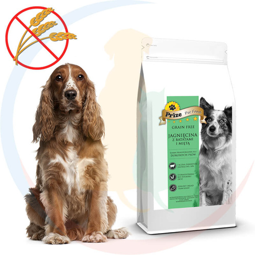 Prize Grain Free Adult  Jagnięcina z Batatami i Miętą 2kg