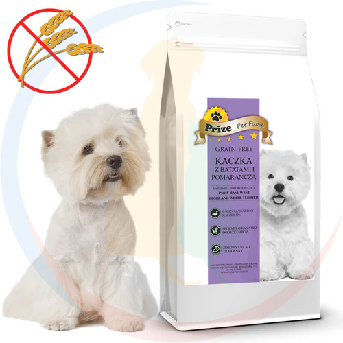 Prize West Highland White Terrier Adult Kaczka 6kg