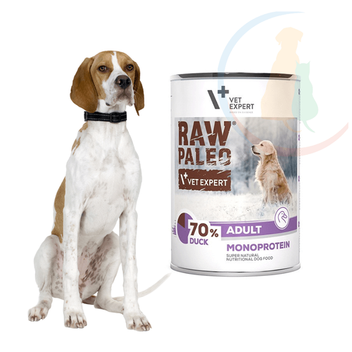 Vetexpert Raw Paleo Adult Monoprotein Kaczka 400g