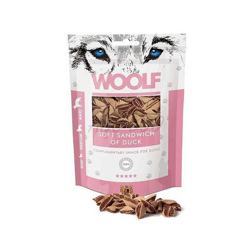 Woolf Soft Sandwich of Duck Przysmak dla Psa 100g